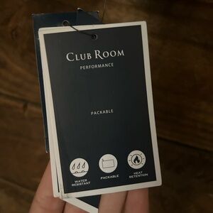 Club Room Puffer Jacket. Black. X-Large